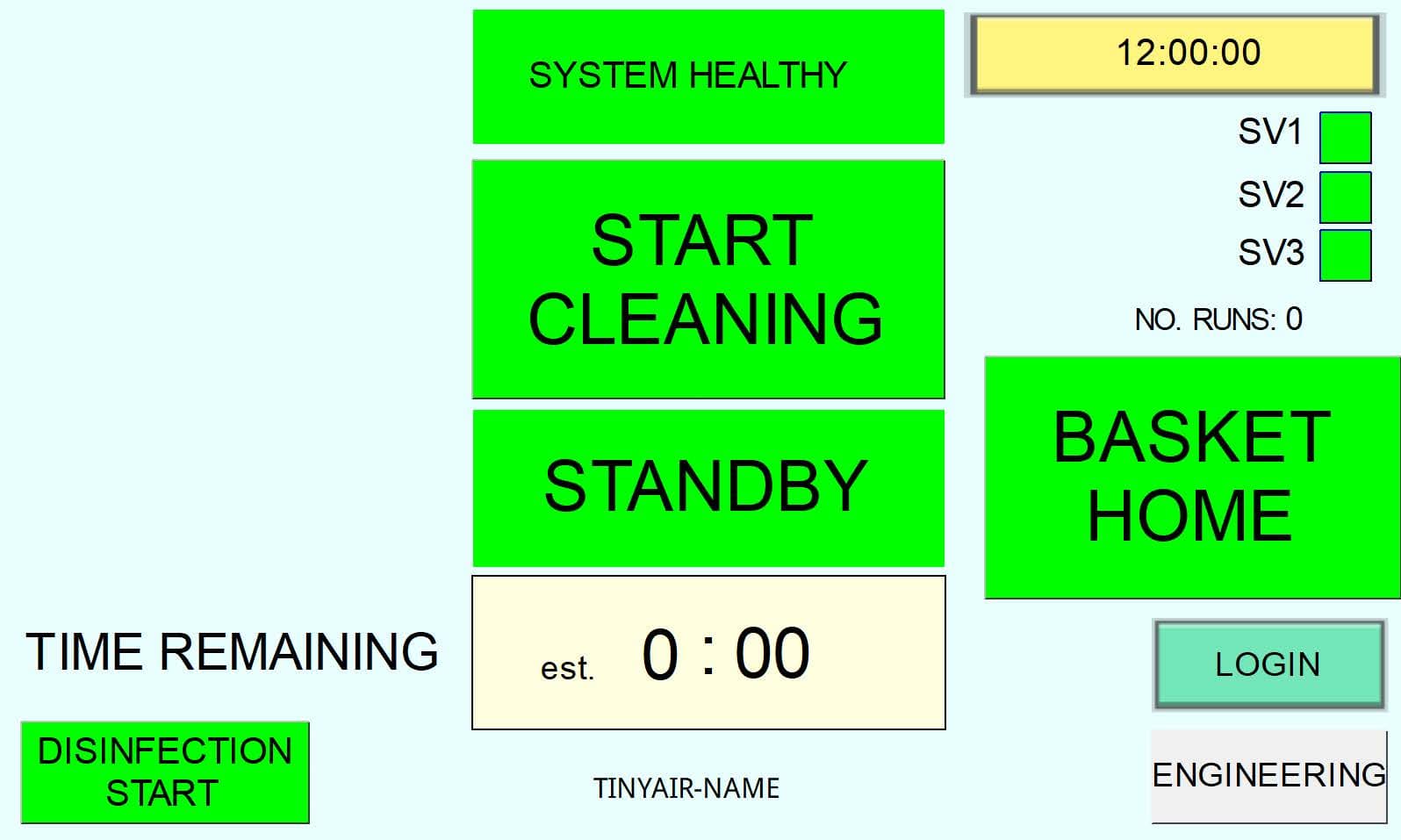 Touchscreen interface